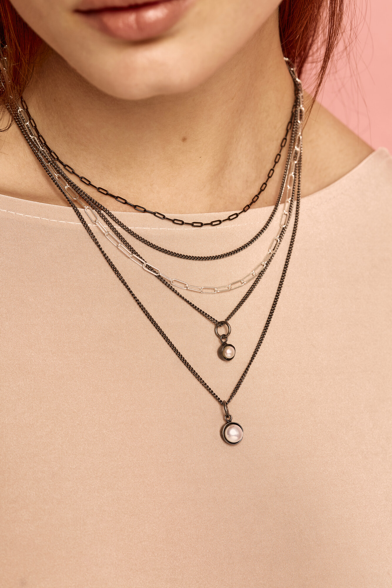 Silver rhodium plated chain AETHRA 4 Silver rhodium plated chain AETHRA - Image 4