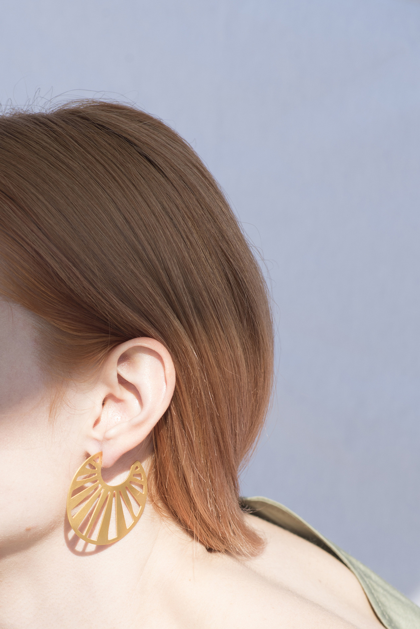 Silver hoops CHESHIRE L 5 Silver hoops CHESHIRE L - Image 5