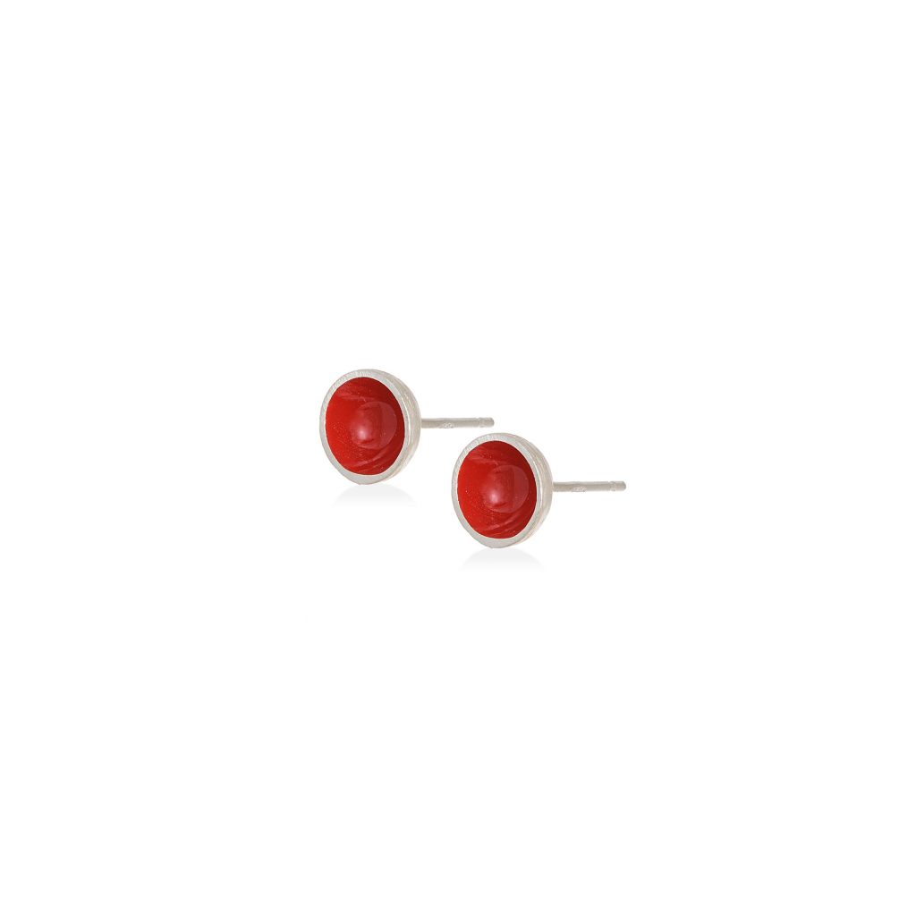 silver-earrings-cotton-red-1