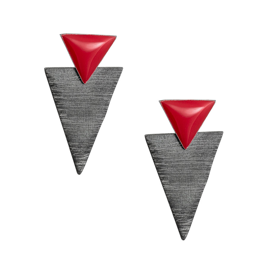 silver-earrings-trois-monday-red-1