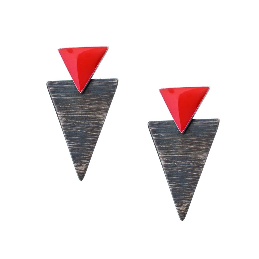 silver-earrings-trois-monday-red-2