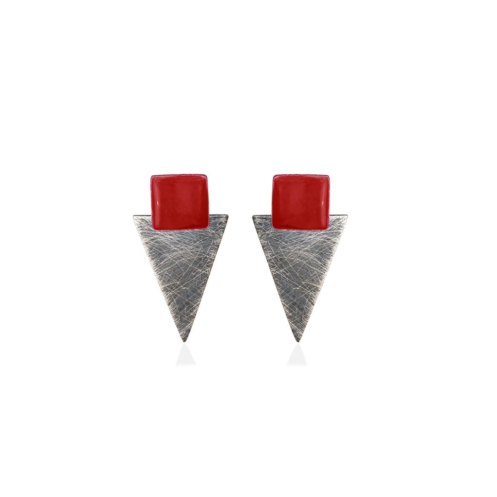 silver-earrings-trois-sunday-red-1