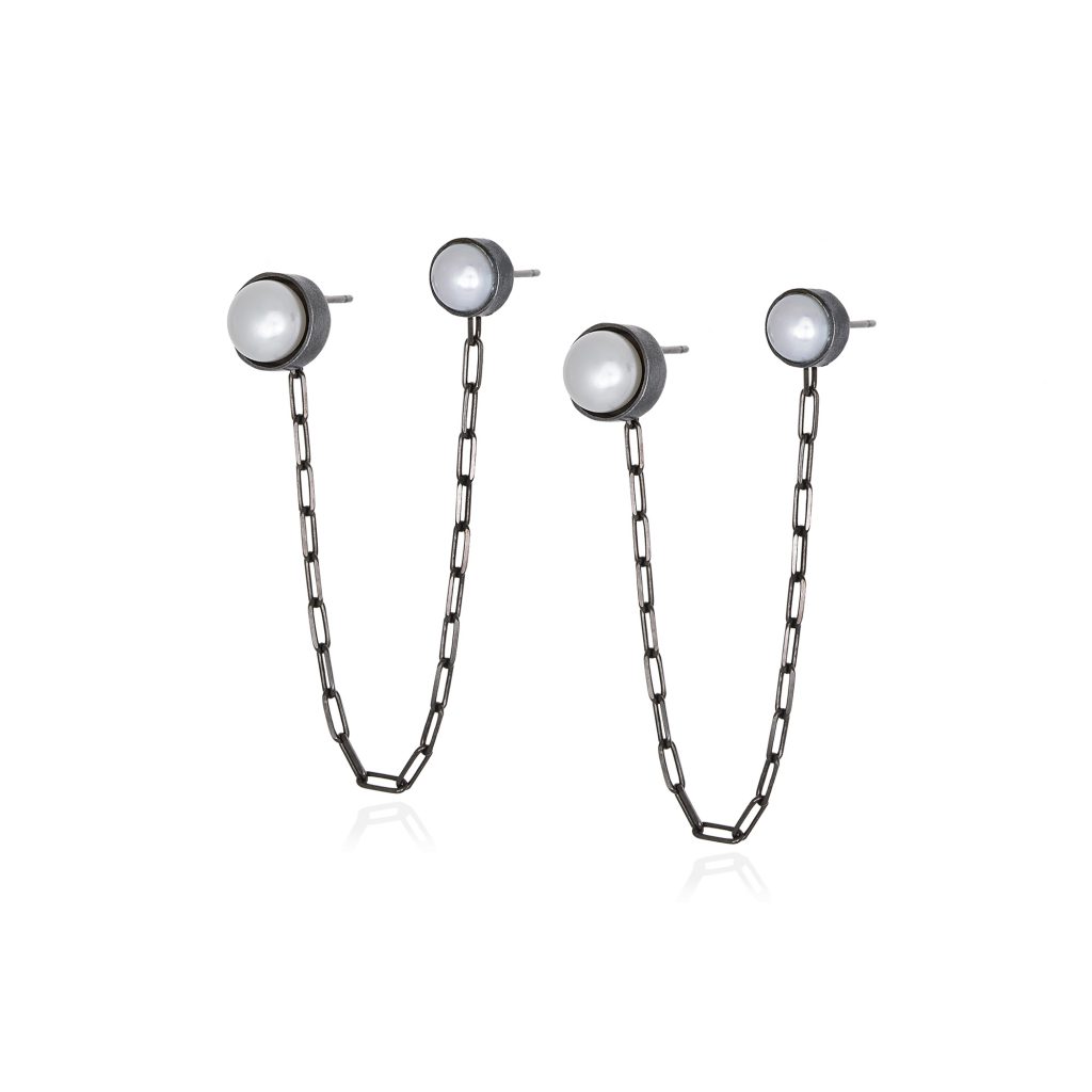 oxidized-silver-earrings-with-pearl-isida-party-1