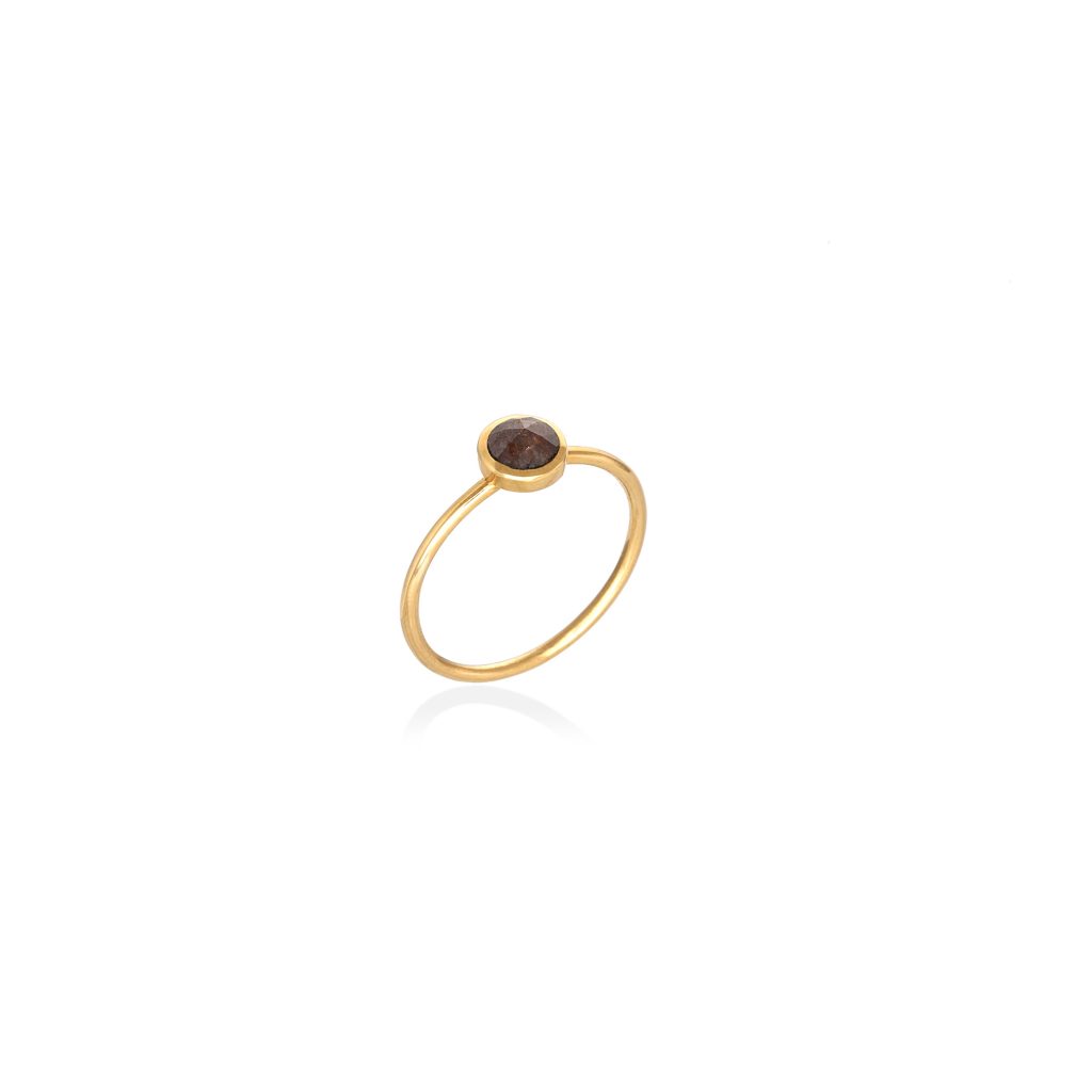 gold-ring-14k-with-dark-brown-diamond-1