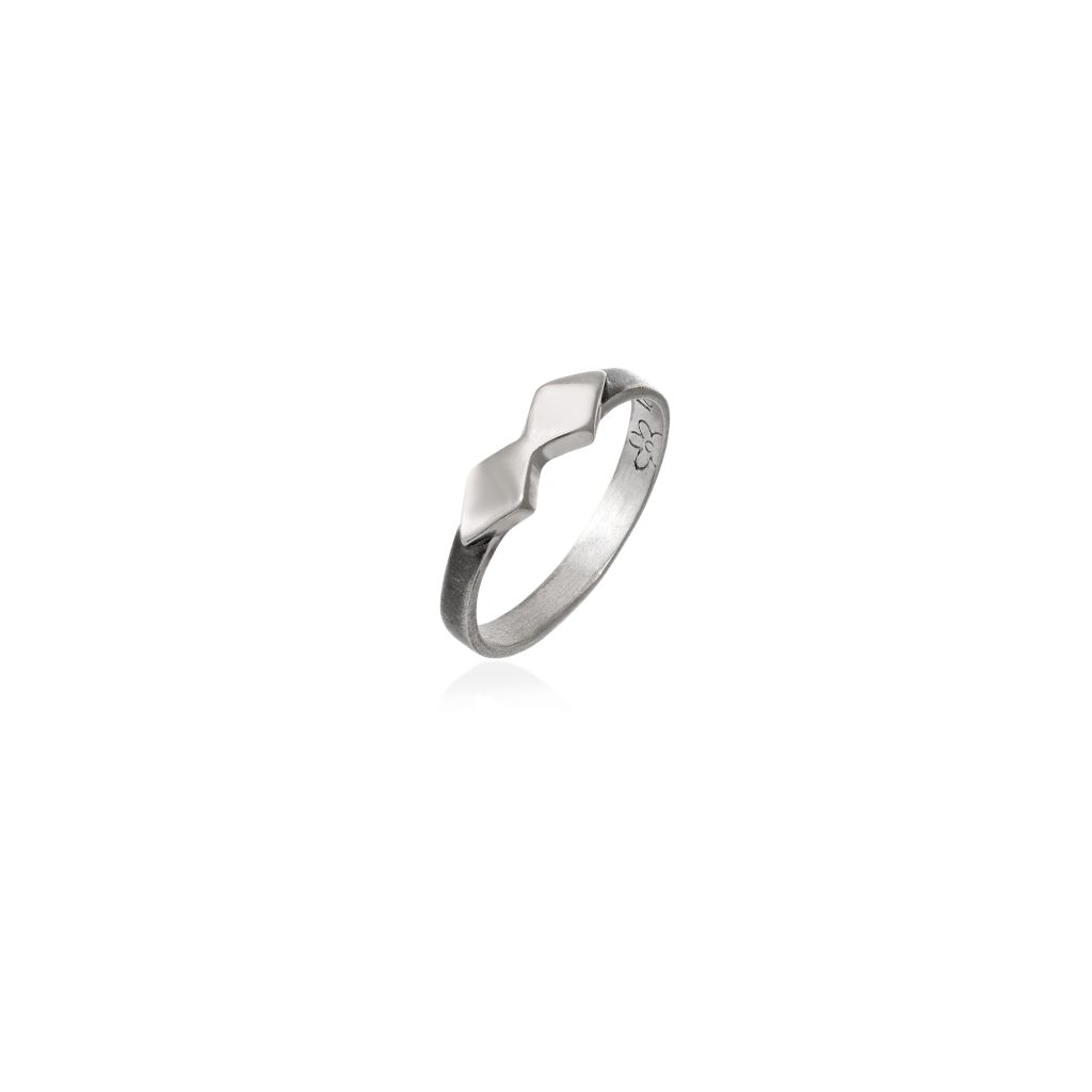 Ασημένιο δαχτυλίδι LOSANGE NALA 1