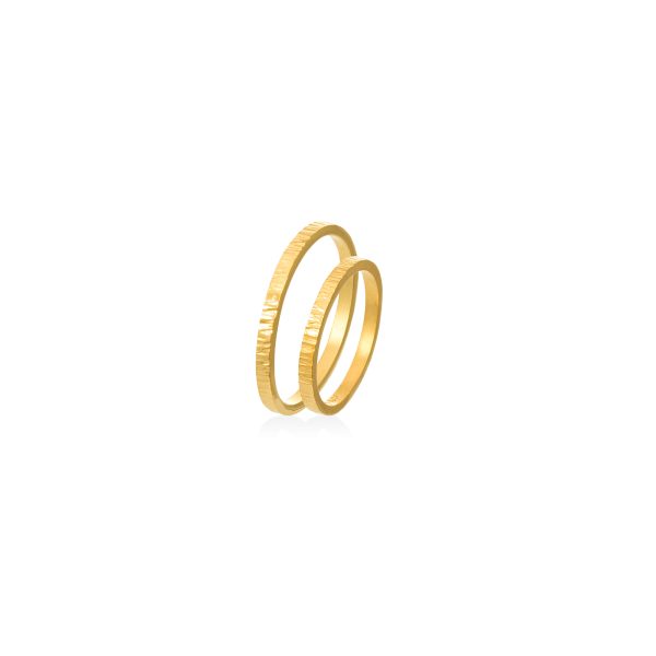 Gold wedding rings LINEA