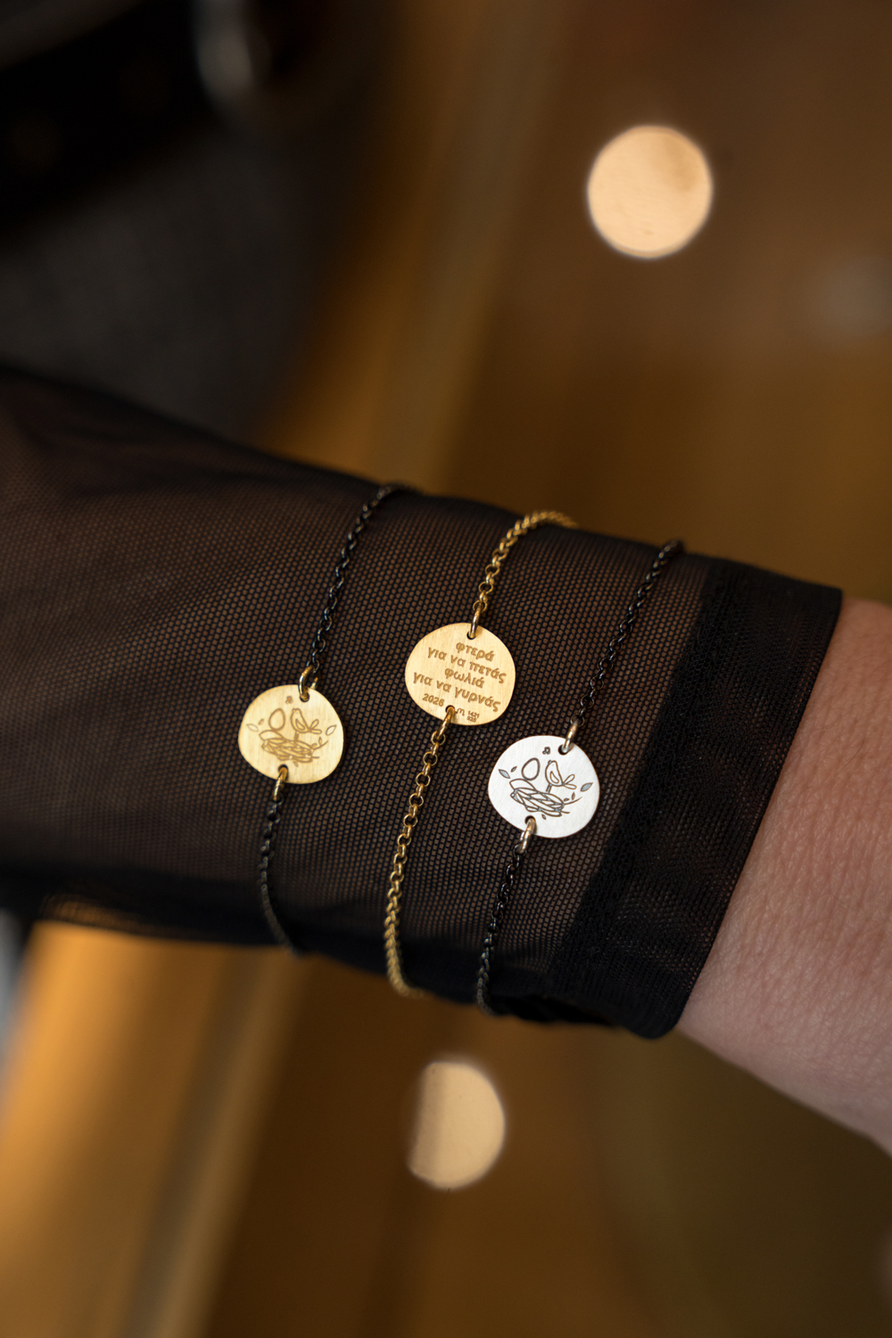 Silver gold plated lucky charm 2026 WINGS TO FLY LUX 6 Silver gold plated lucky charm 2026 WINGS TO FLY LUX - Image 6