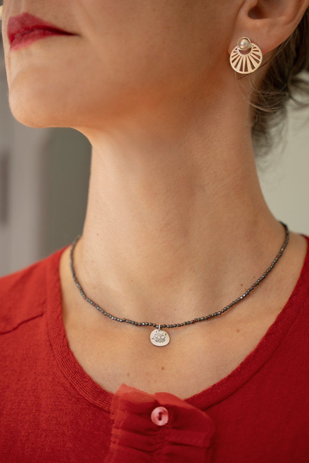 Ασημένια σκουλαρίκια με μαργαριτάρι CHESHIRE STUDS LUX 4 Ασημένια σκουλαρίκια με μαργαριτάρι CHESHIRE STUDS LUX - Image 4